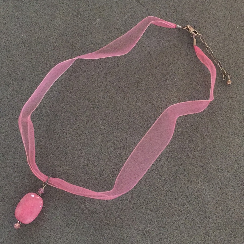 Pink Ribbon Necklace - Picture 4 of 9